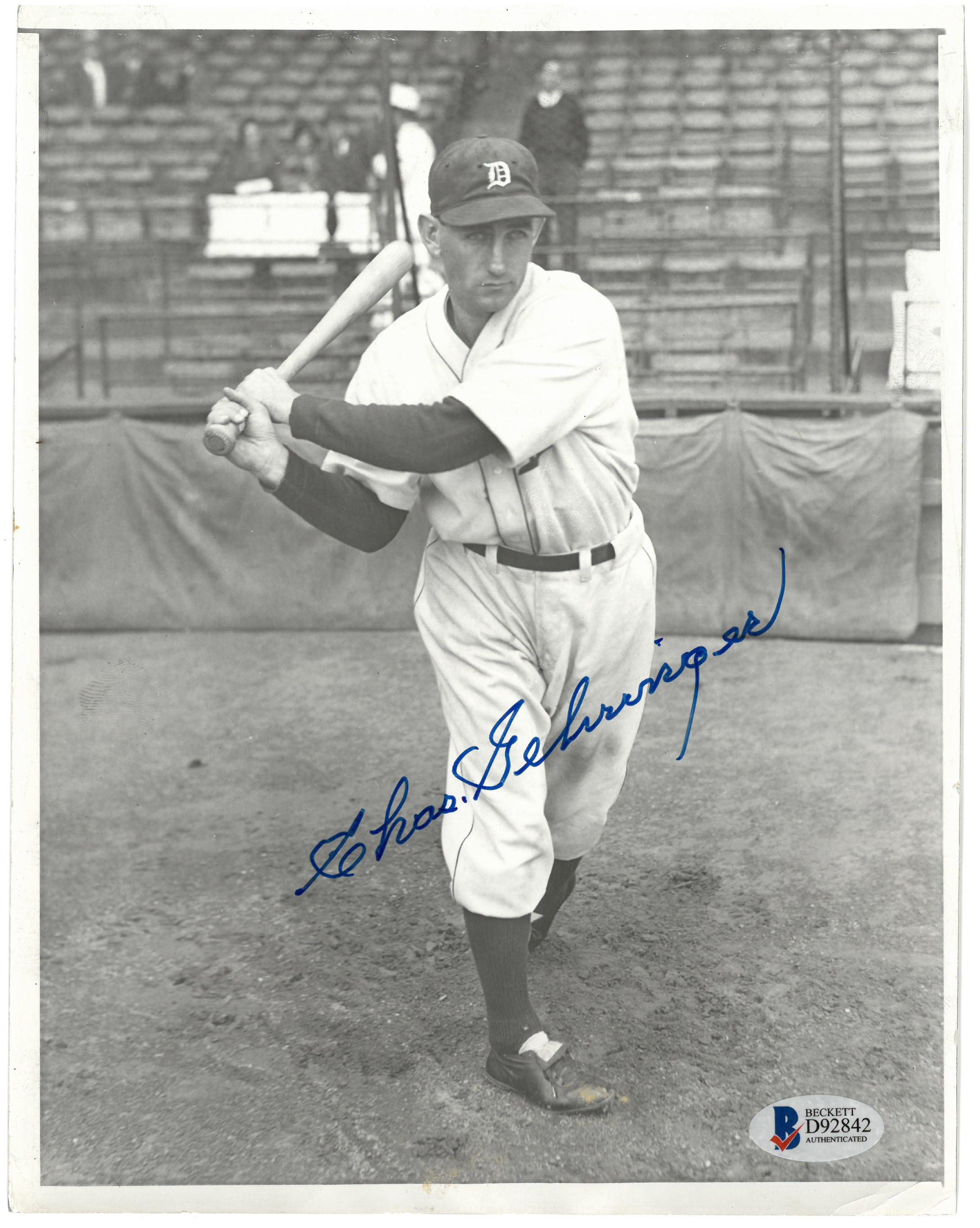 Charlie Gehringer - Autographed Signed Photograph