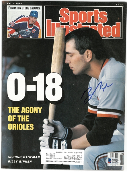 Billy Ripken Autographed 1988 Sports Illustrated