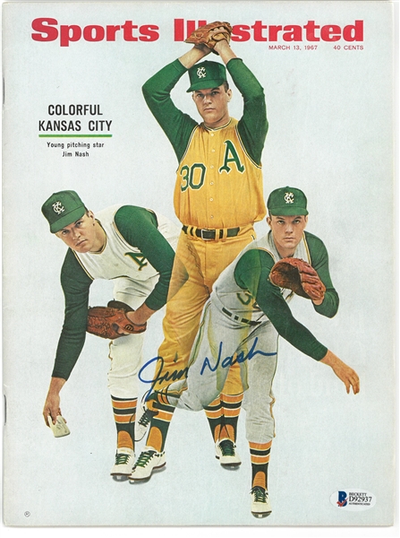 Jim Nash Autographed 1967 Sports Illustrated