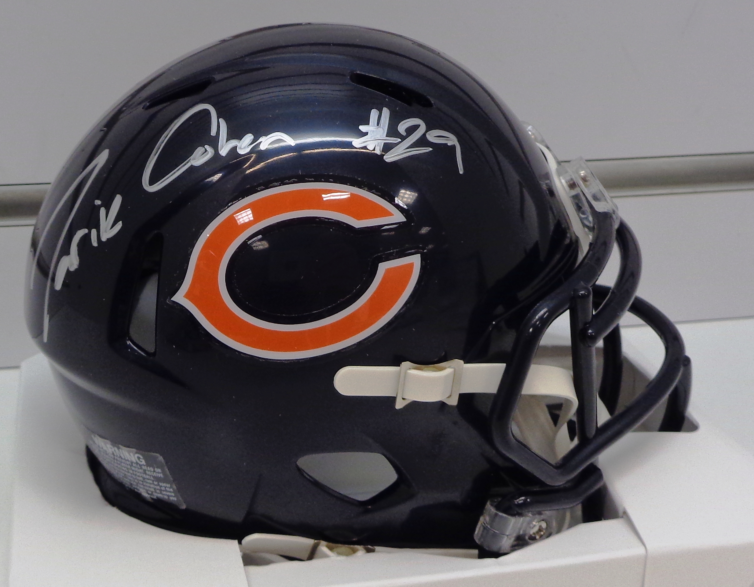 Lot Detail - Tarik Cohen Signed Chicago Bears Riddell Speed Mini Helmet