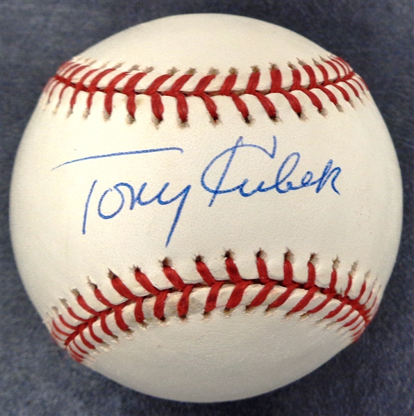 Tony Kubek Autographed Baseball