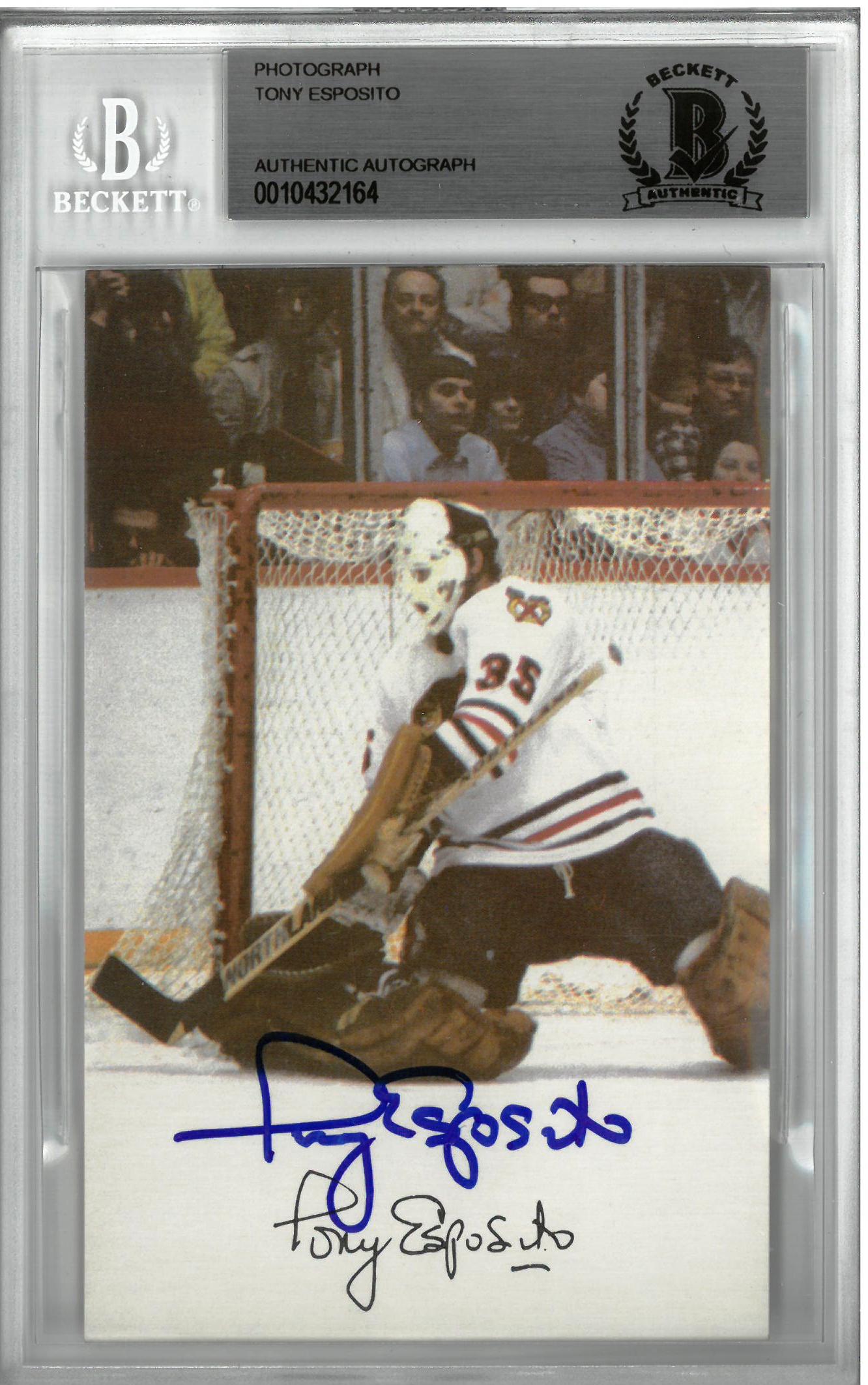 Tony Esposito NHL Original Autographed Items for sale