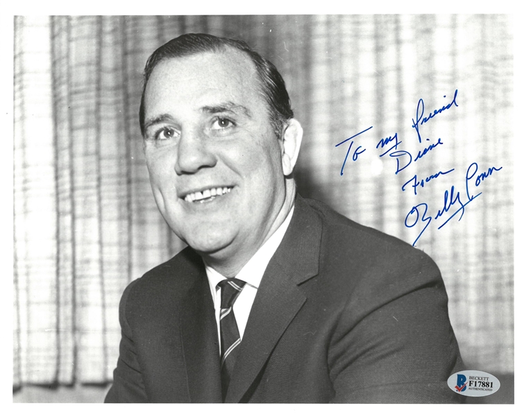 Billy Conn Autographed 8x10 Photo