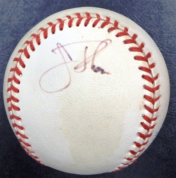 Jim Thome Autographed Baseball