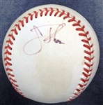 Jim Thome Autographed Baseball