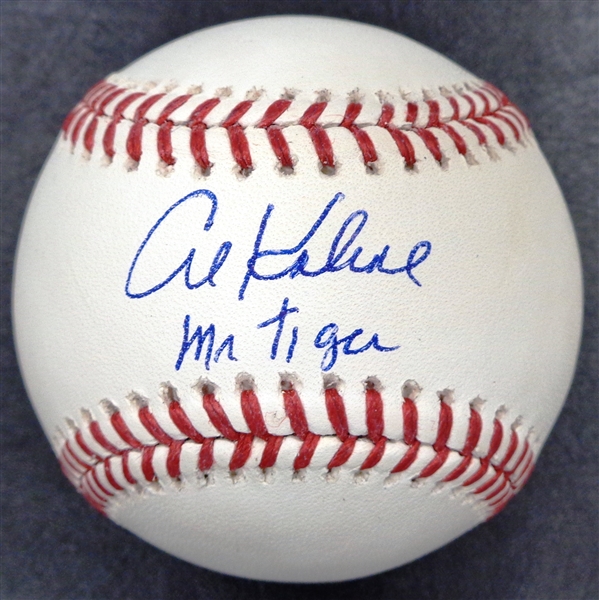 Al Kaline Autographed Baseball w/ Mr Tiger