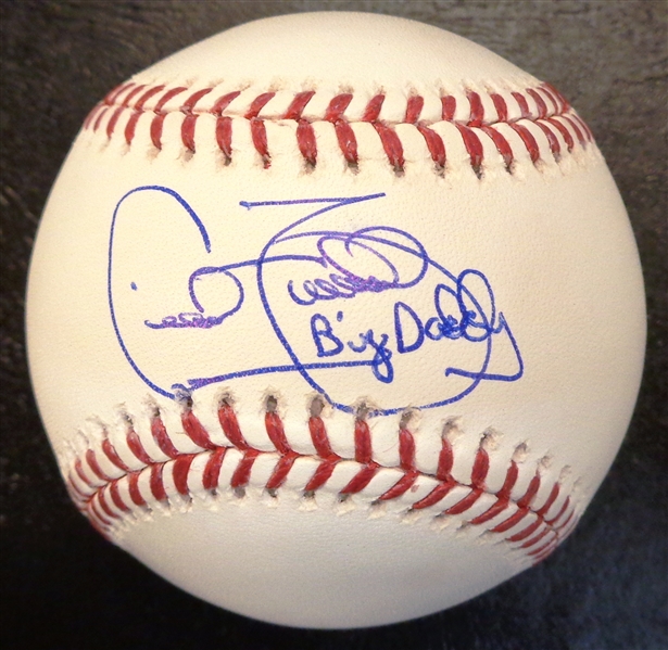 Cecil Fielder Autographed Baseball w/ Big Daddy