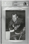 Gordie Howe Autographed Postcard