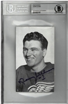 Norm Ullman Autographed Postcard