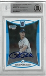 Rick Porcello Autographed 2008 Bowman Chrome Rookie Card
