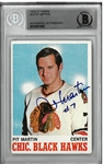 Pit Martin Autographed 1970/71 Topps