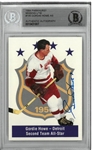 Gordie Howe Autographed 1994 Parkhurst Missing Link AS