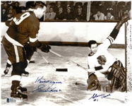 Gordie Howe & Glenn Hall Autographed 8x10 Photo