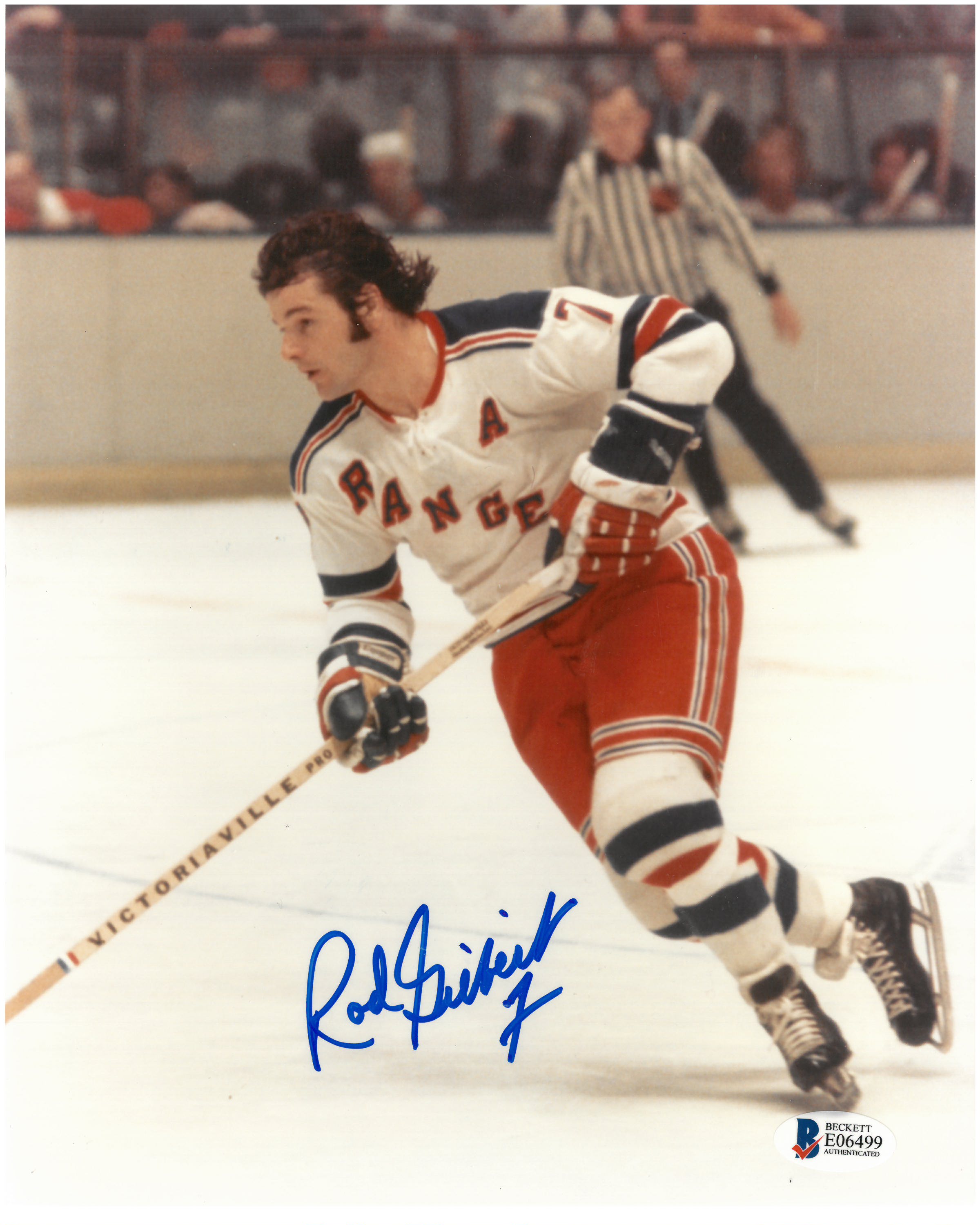 Lot Detail - Rod Gilbert Autographed 8x10 Action Photo