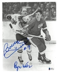 Bobby Hull & Bryan Watson Autographed 8x10 Photo