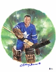 Johnny Bower Autographed Canada Post 11x14