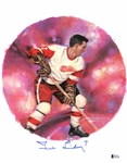 Ted Lindsay Autographed Canada Post 11x14