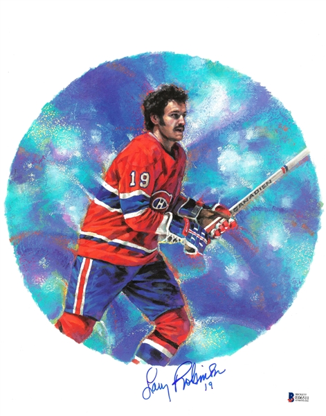 Larry Robinson Autographed Canada Post 11x14