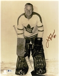 Johnny Bower Autographed 11x14 Photo