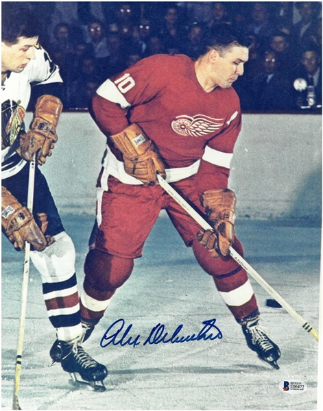 Alex Delvecchio Autographed 11x14 Photo