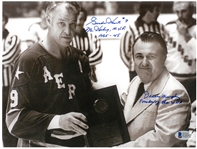 Gordie Howe & Dennis Murphy Autographed Inscribed 11x14 Photo