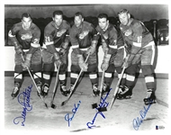 Prentice/Howe/Mahovlich/Ullman Autographed 11x14 Photo
