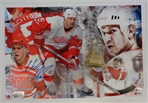 Nick Lidstrom Autographed 12x18 Composite Photo