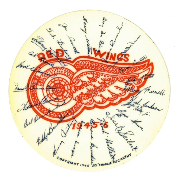 1945/46 Red Wings JD McCarthy Disc