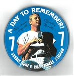 Mickey Mantle Day 4 Button