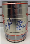 Red Wings 2002 Cup Mini Keg Signed by Yzerman, Hull, Hasek & Duchesne