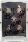 2001 Hall of Fame Coin Set Autographed by all 5