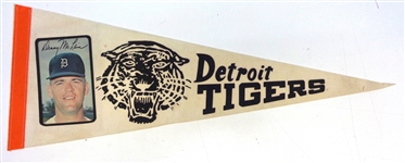 Denny McLain Vintage 3/4 Size Pennant