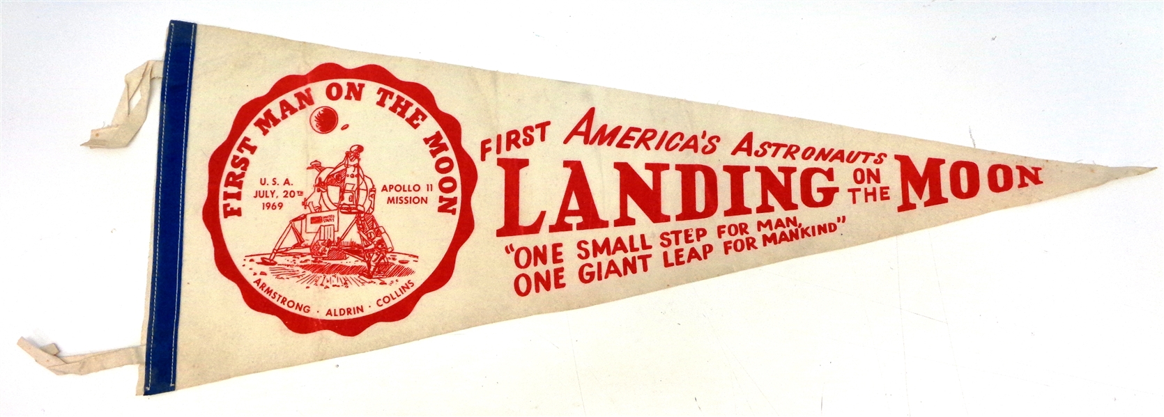 1969 First Man on the Moon Pennant