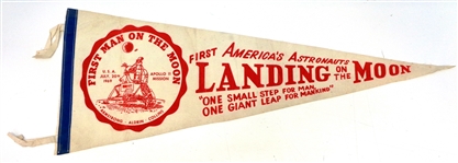 1969 First Man on the Moon Pennant