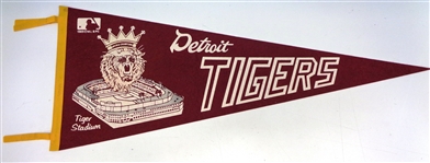 1969 Detroit Tigers Crown Pennant