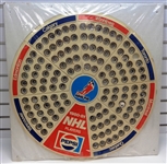 1980/81 NHL Pepsi Bottlecaps with Display
