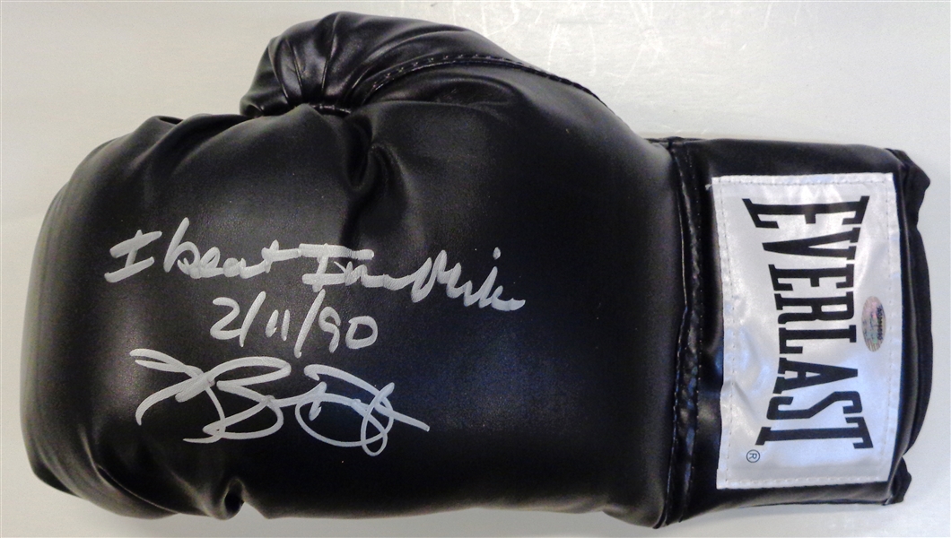 James "Buster" Douglas Autographed Boxing Glove
