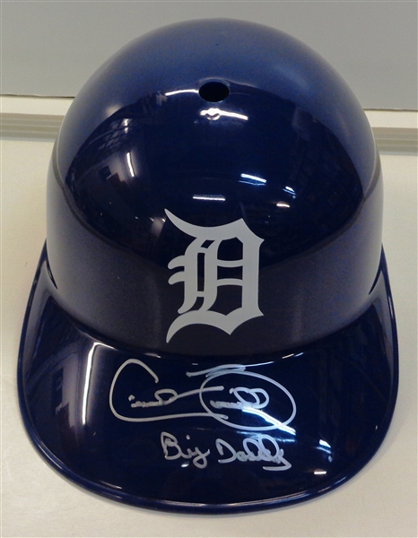 Cecil Fielder Autographed Tigers Replica Batting Helmet