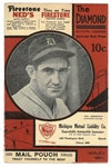 1935 Scorecard - Tigers vs Athletics