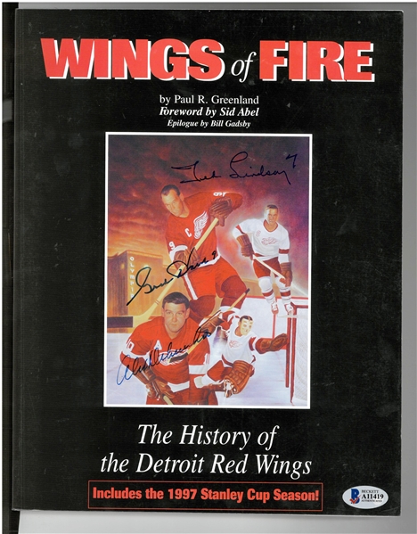 Wings of Fire Book Signed by Howe/Delvecchio/Lindsay