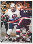 Bryan Trottier Autographed Goal Magazine
