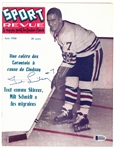 Ted Lindsay Autographed 1958 Sport Revue