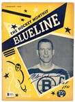 Milt Schmidt Autographed 1955 Hockey Blueline