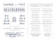 Marcel Pronovost Autographed 1960 Tribute Program