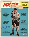 Pierre Pilote Autographed 1964 Hockey Pictorial