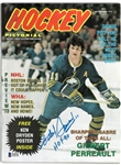 Gilbert Perreault Autographed 1973 Hockey Pictorial