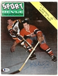 Henri Richard Autographed 1957 Sport Revue