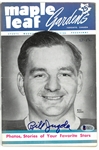 Bill Juzda Autographed 1951/52  Maple Leafs Program