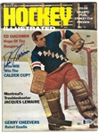 Eddie Giacomin Autographed 1970 Hockey Illustrated