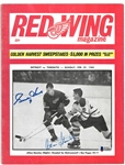Gordie Howe & Allan Stanley Autographed 1965 Program